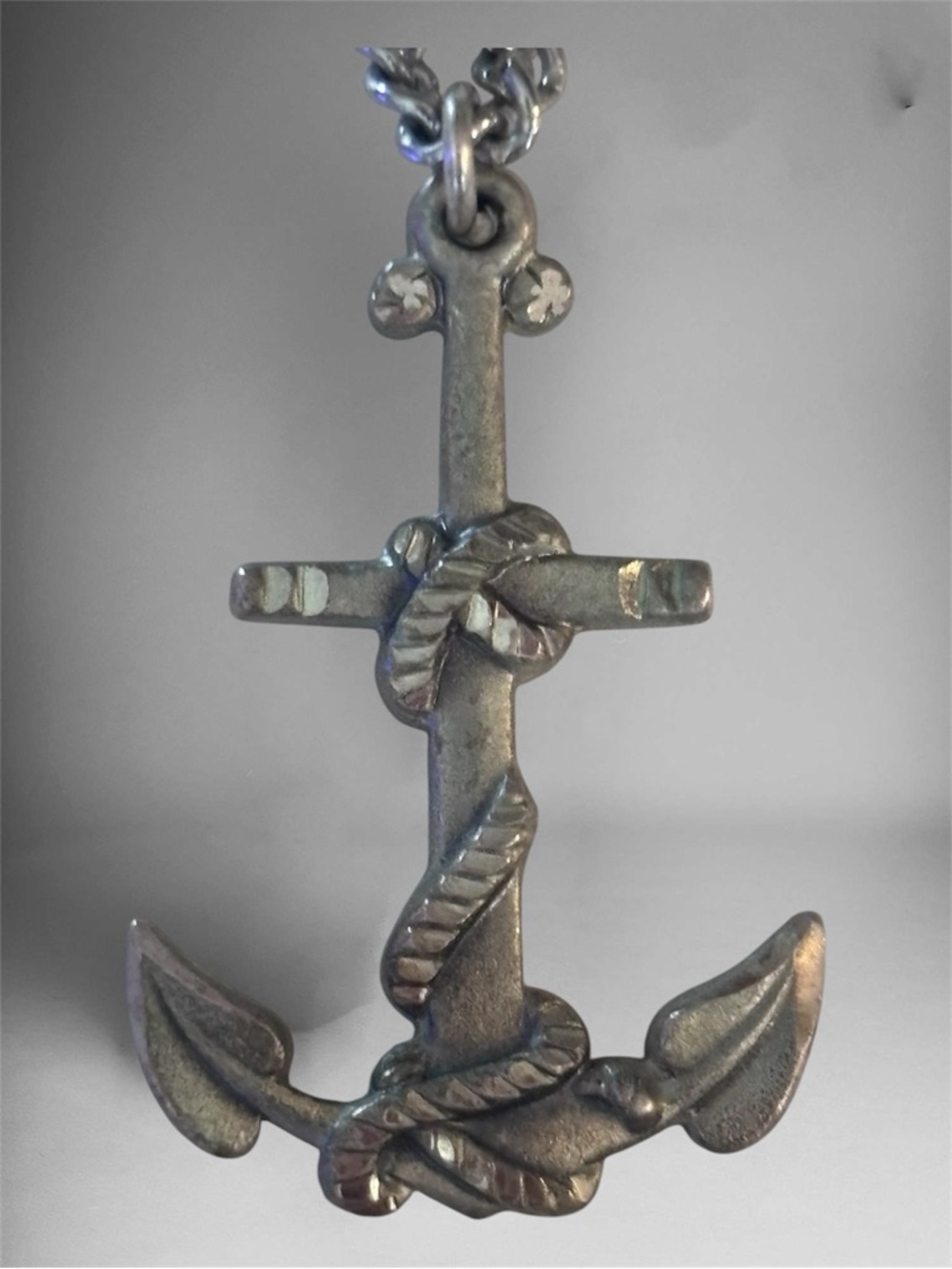🌼VTG Creed Sterling Unisex Mariner’s Cross Pendant Necklace